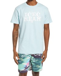 Icecream Cents Graphic Tee In Cool Blue At Nordstrom