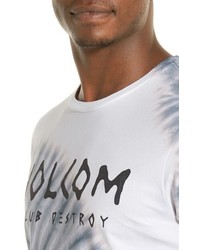 Volcom Club Destroy Resin Swirl Graphic T Shirt