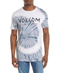 Volcom Club Destroy Resin Swirl Graphic T Shirt