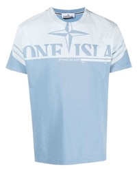 Stone Island Compass Print T Shirt