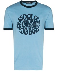 Dolce & Gabbana Dg Gods Print T Shirt