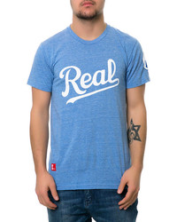E The Real Kansas City T Shirt In Light Blue