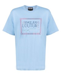 VERSACE JEANS COUTURE Embellished Logo T Shirt
