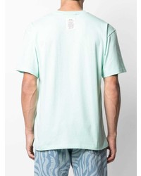 MSGM Fantastic Green Printed T Shirt