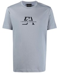 Emporio Armani Flocked Logo T Shirt