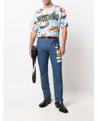 Moschino Food Print Logo T Shirt