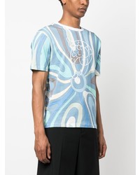 PUCCI Graphic Print Cotton T Shirt