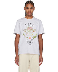 Casablanca Gray Casa Way T Shirt