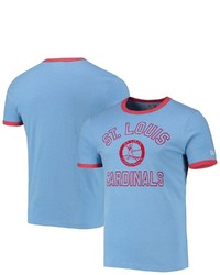 New Era Heathered Light Blue St Louis Cardinals Brushed Ringer T Shirt At Nordstrom