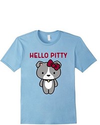 I Love Pitbulls T Shirt Hello Pitty T Shirt
