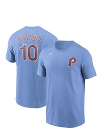 Nike Jt Realmuto Light Blue Philadelphia Phillies Name Number T Shirt At Nordstrom