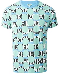 Kenzo Dots And Logo Print T Shirt