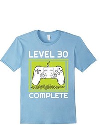 Level 30 Complete Funny Video Games 30th Birthday Tshirt Gift For Gamers 30 Birthday T Shirt