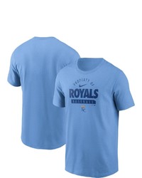 Nike Light Blue Kansas City Royals Primetime Property Of Practice T Shirt