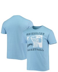 Junk Food Light Blue Memphis Grizzlies Slam Dunk T Shirt