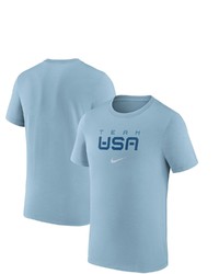 Nike Light Blue Team Usa Stack Graphic T Shirt At Nordstrom