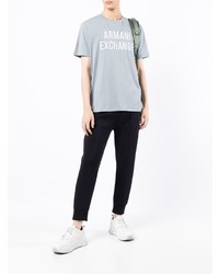 Armani Exchange Logo Print Cotton T Shirt