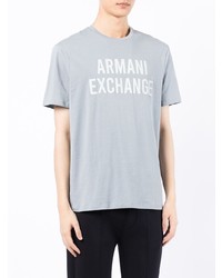 Armani Exchange Logo Print Cotton T Shirt