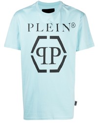 Philipp Plein Logo Print Cotton T Shirt