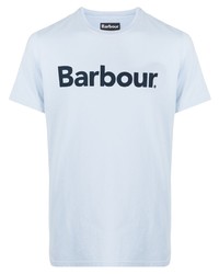 Barbour Logo Print Cotton T Shirt