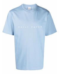 Daily Paper Logo Print Cotton T Shirt