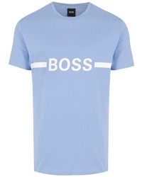 BOSS Logo Print Cotton T Shirt