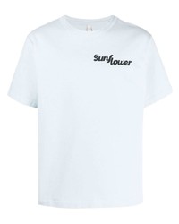 Sunflower Logo Print Cotton T Shirt