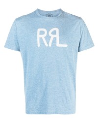 Ralph Lauren RRL Logo Print Crew Neck T Shirt
