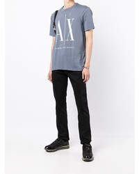 Armani Exchange Logo Print Crewneck T Shirt