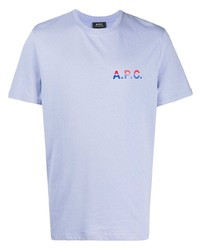 A.P.C. Logo Print Crewneck T Shirt