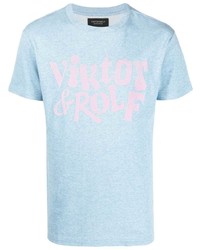 Viktor & Rolf Logo Print Mlange T Shirt