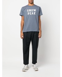 Snow Peak Logo Print Short Sleeve T Shirt