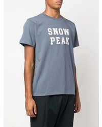 Snow Peak Logo Print Short Sleeve T Shirt