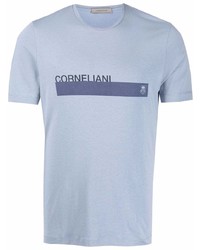 Corneliani Logo Print Short Sleeve T Shirt