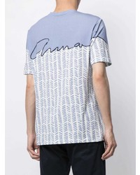 Giorgio Armani Logo Print Short Sleeved T Shirt