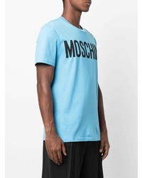 Moschino Logo Print Short Sleeved T Shirt