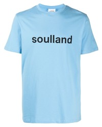 Soulland Logo Print T Shirt