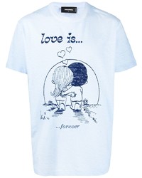DSQUARED2 Love Is Forever Printed T Shirt