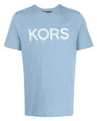 Michael Kors Michl Kors Logo Print Cotton T Shirt