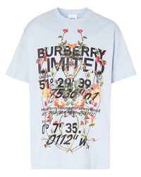 Burberry Montage Print Oversized T Shirt