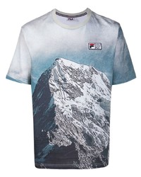 Fila Mountain Print T Shirt