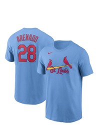 Nike Nolan Arenado Light Blue St Louis Cardinals Name Number T Shirt At Nordstrom