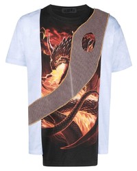 LUEDE R Graphic Print Short Sleeve T Shirt