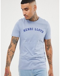 Henri Lloyd Ragian Logo T Shirt In Grey
