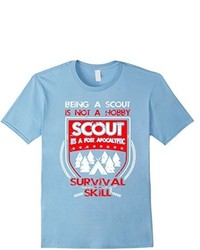 Scout Not A Hobby Its Survival Skill Gift Tee For Boys Funny Boy Scout T Shirt