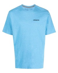 Patagonia Slub Texture Logo Print T Shirt