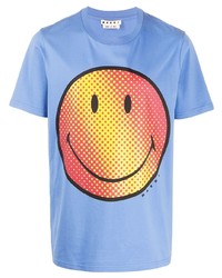Marni Smile Print Cotton T Shirt