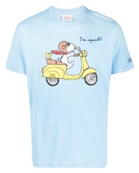 MC2 Saint Barth Snoopy Print Cotton T Shirt