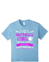 Softball Shirts Cool Softball Girl Baseball Lover Tee Shirt Softball T Shirt