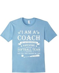 Softball Team Coach Shirts Funny Sports Coaches Coaching T Shirt Coach T Shirt